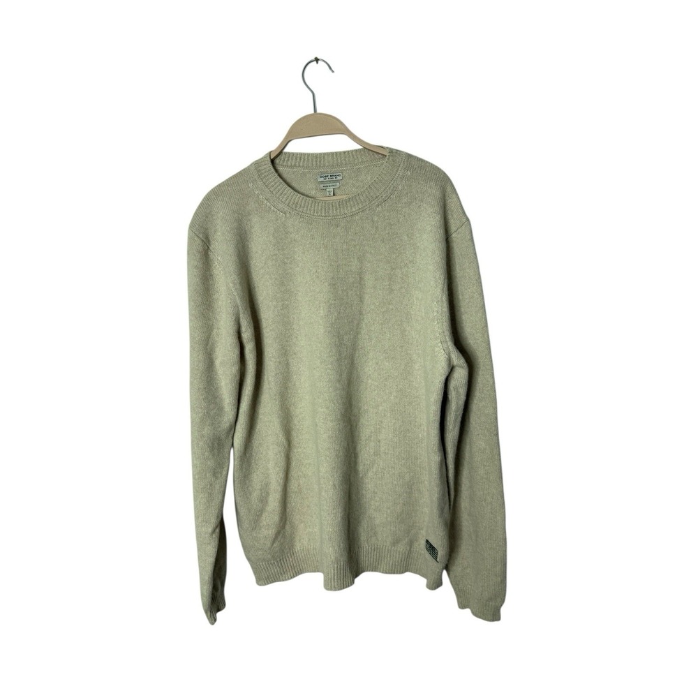 Oobe Brand 161 King St. Sweater‎ Mens XL oatmeal Cashmere sweater crew neck